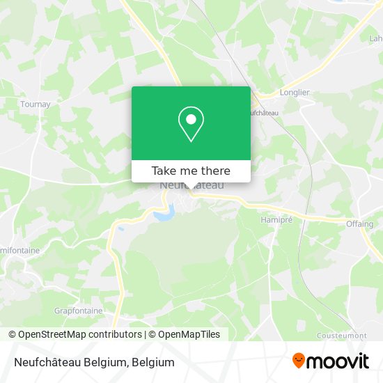 Neufchâteau Belgium map