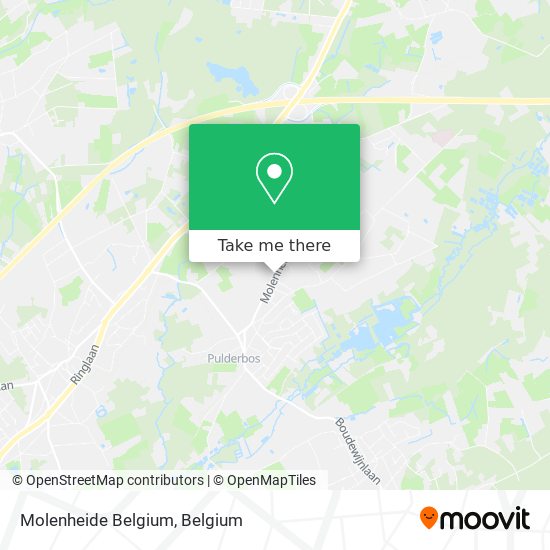 Molenheide Belgium map