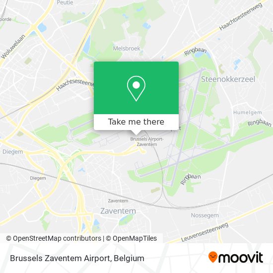 Brussels Zaventem Airport plan