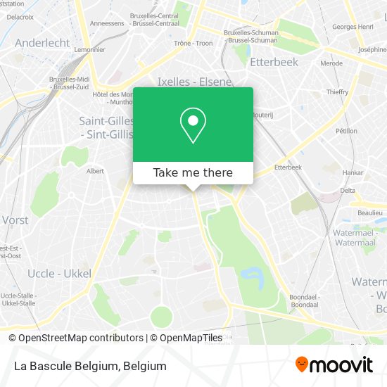 La Bascule Belgium map