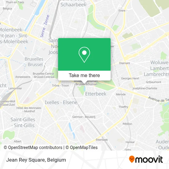 Jean Rey Square map