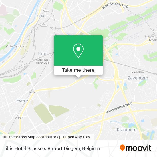 ibis Hotel Brussels Airport Diegem plan