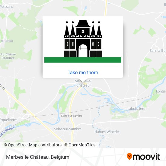 Merbes le Château plan