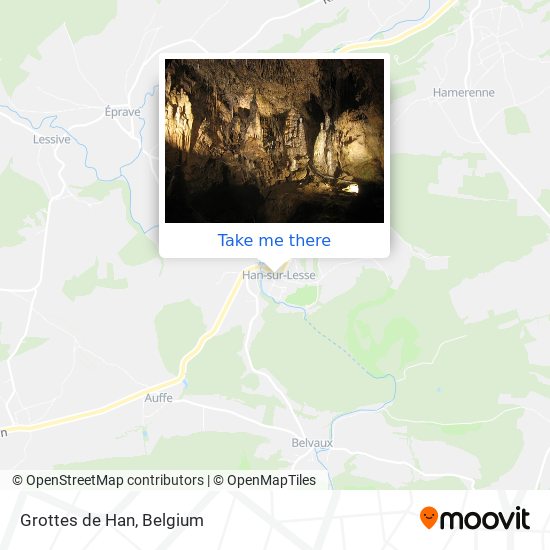 Grottes de Han map