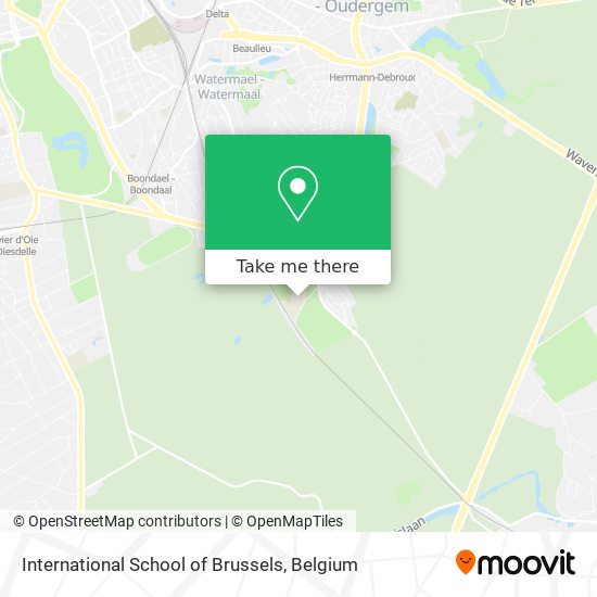 International School of Brussels map