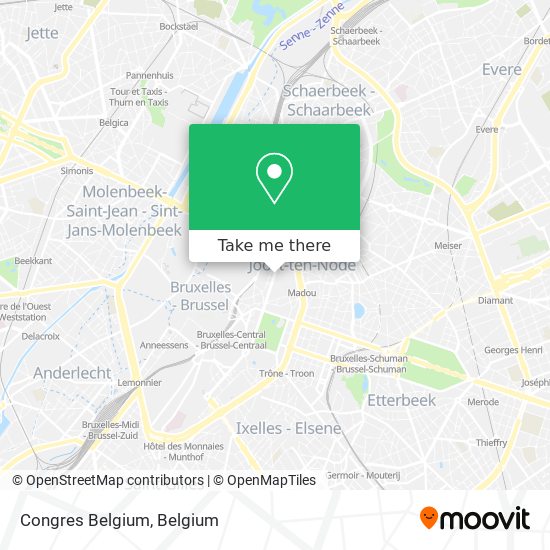 Congres Belgium map