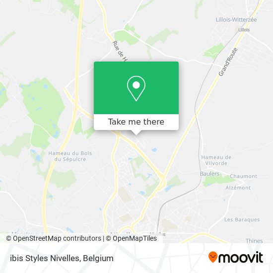 ibis Styles Nivelles plan