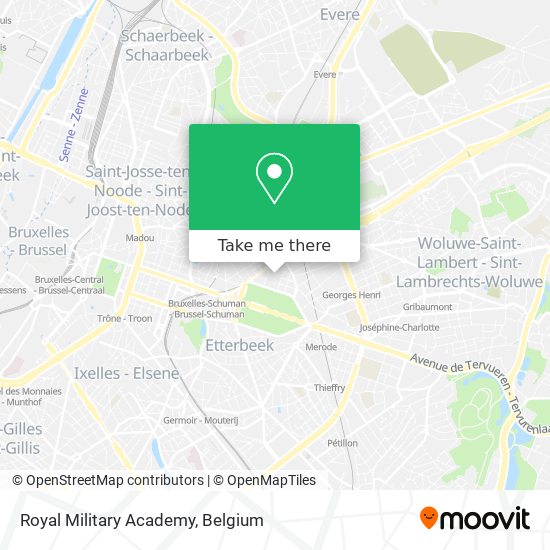 Royal Military Academy map