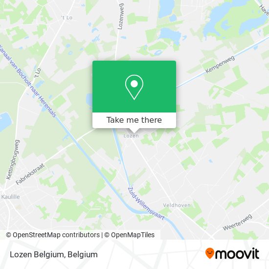 Lozen Belgium map