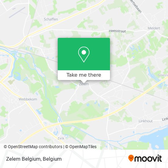 Zelem Belgium map