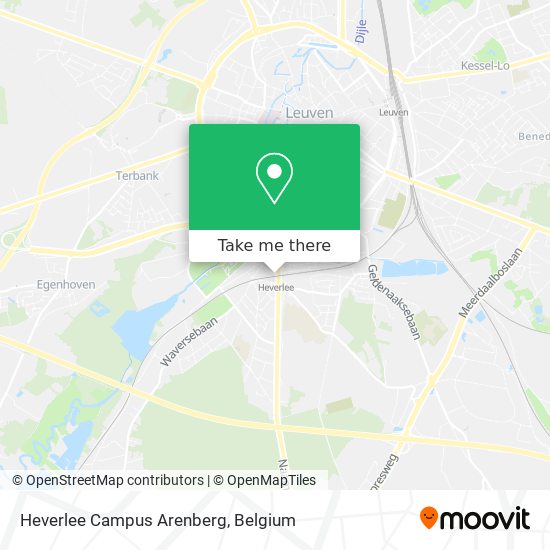 Heverlee Campus Arenberg plan