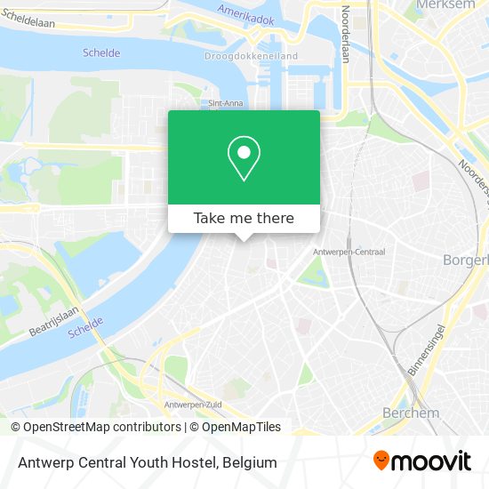 Antwerp Central Youth Hostel plan