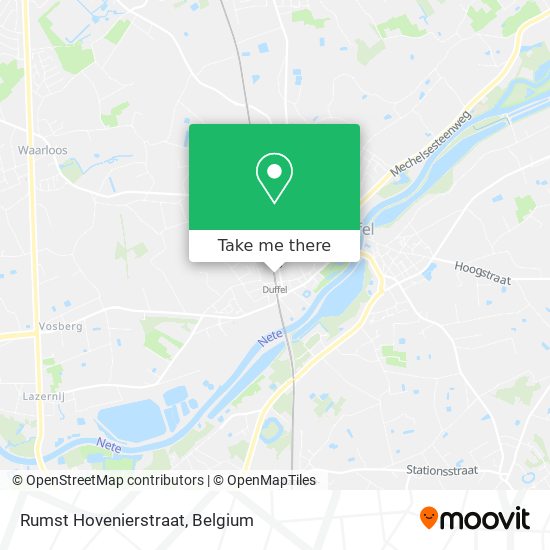 Rumst Hovenierstraat map