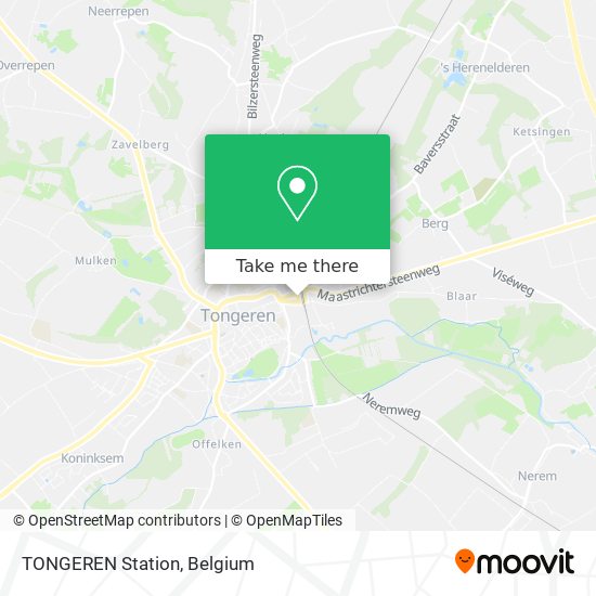 TONGEREN Station map