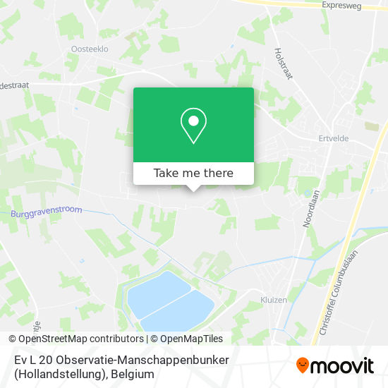 Ev L 20 Observatie-Manschappenbunker (Hollandstellung) map