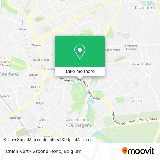 Chien Vert - Groene Hond map