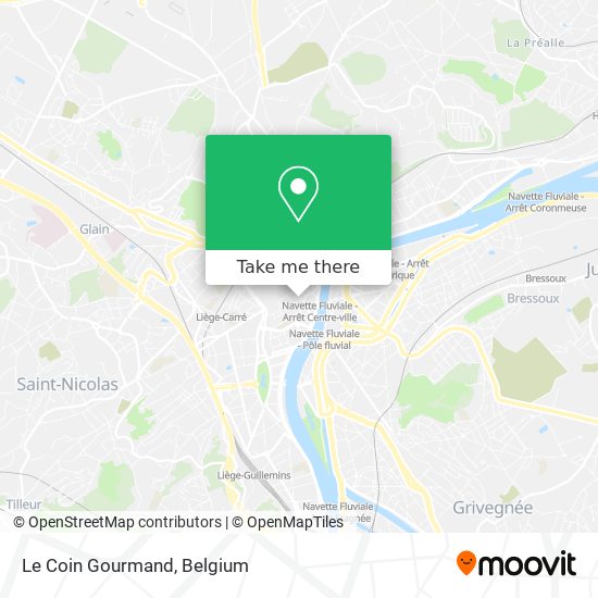 Le Coin Gourmand map