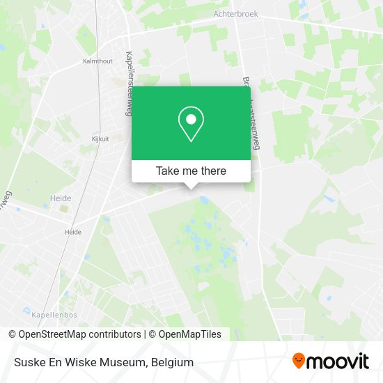 Suske En Wiske Museum map