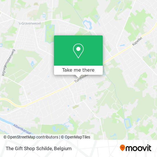 The Gift Shop Schilde map