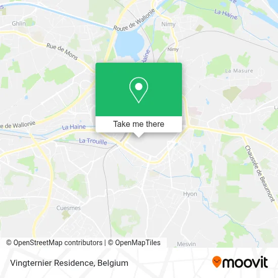 Vingternier Residence map