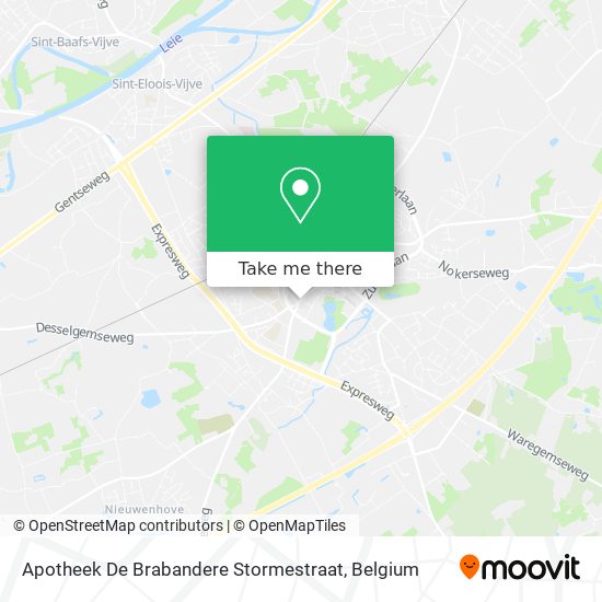 Apotheek De Brabandere Stormestraat map