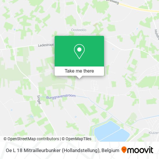 Oe L 18 Mitrailleurbunker (Hollandstellung) map