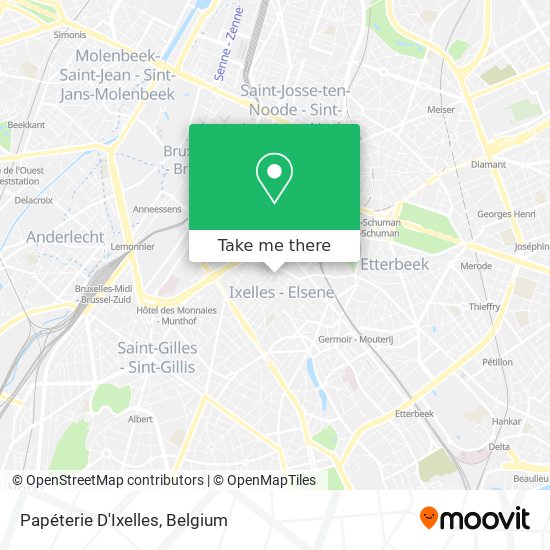 Papéterie D'Ixelles plan