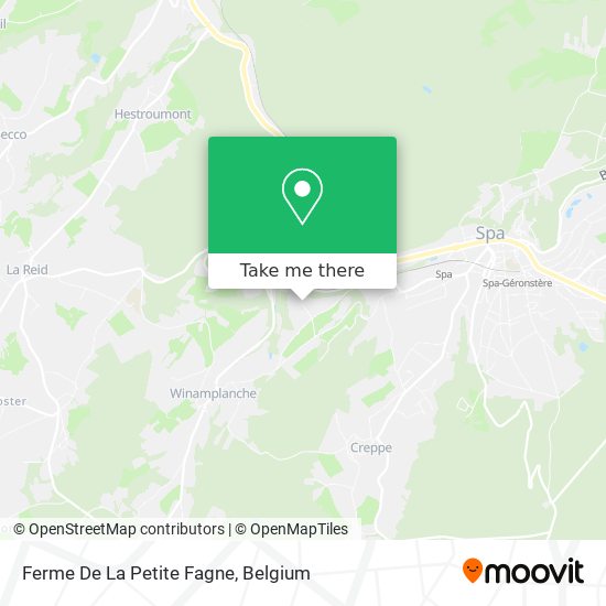 Ferme De La Petite Fagne plan