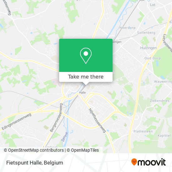 Fietspunt Halle map