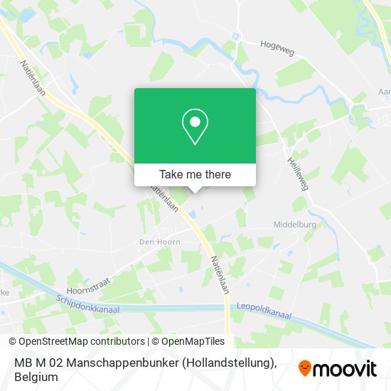 MB M 02 Manschappenbunker (Hollandstellung) plan