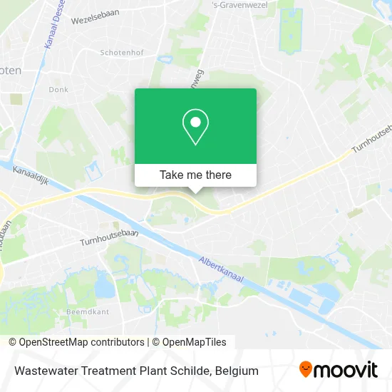 Wastewater Treatment Plant Schilde map
