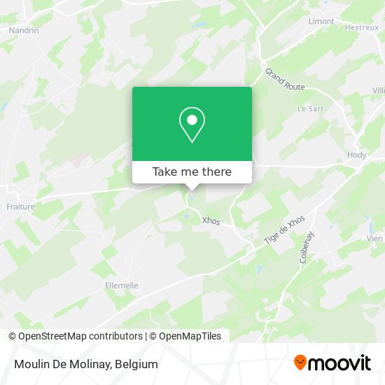 Moulin De Molinay map
