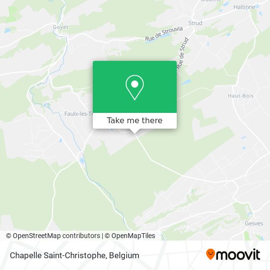 Chapelle Saint-Christophe plan