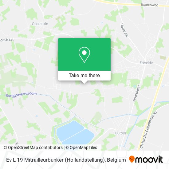 Ev L 19 Mitrailleurbunker (Hollandstellung) plan