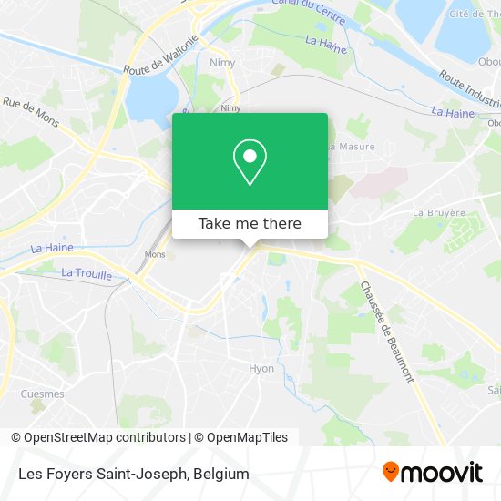 Les Foyers Saint-Joseph map