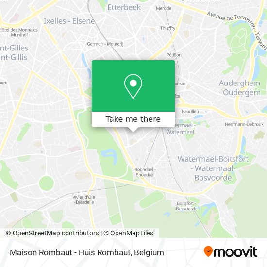 Maison Rombaut - Huis Rombaut map