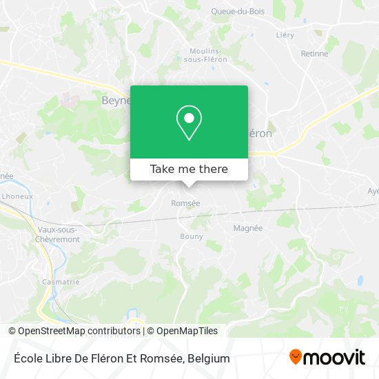 École Libre De Fléron Et Romsée map