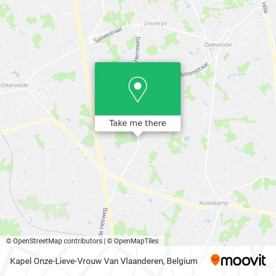 Kapel Onze-Lieve-Vrouw Van Vlaanderen plan