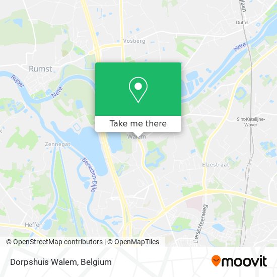 Dorpshuis Walem plan