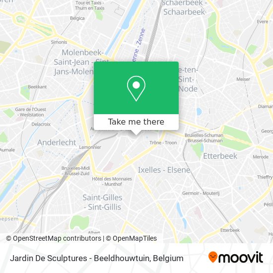 Jardin De Sculptures - Beeldhouwtuin map