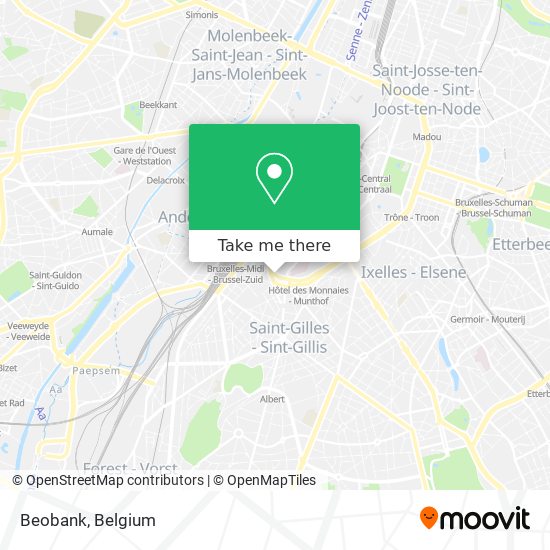 Beobank map