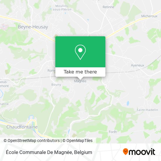 École Communale De Magnée map