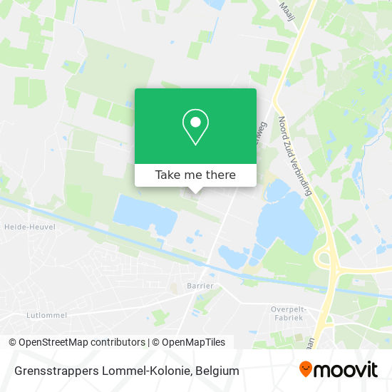 Grensstrappers Lommel-Kolonie plan