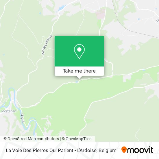 La Voie Des Pierres Qui Parlent - L'Ardoise map