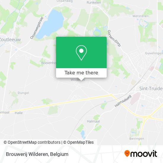 Brouwerij Wilderen map