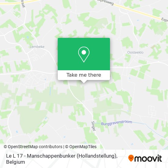 Le L 17 - Manschappenbunker (Hollandstellung) map