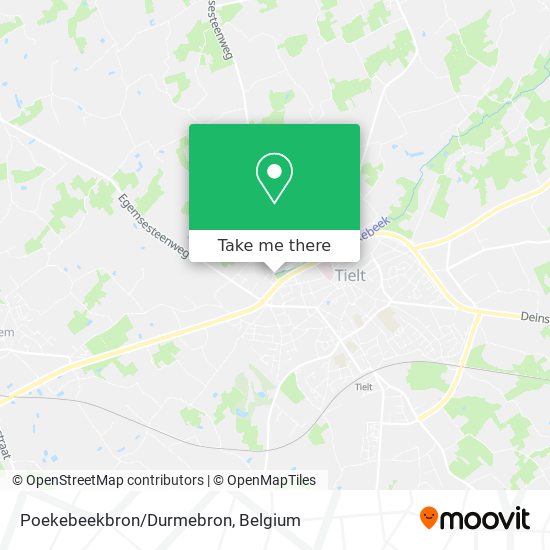 Poekebeekbron/Durmebron map