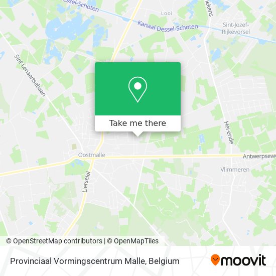 Provinciaal Vormingscentrum Malle plan