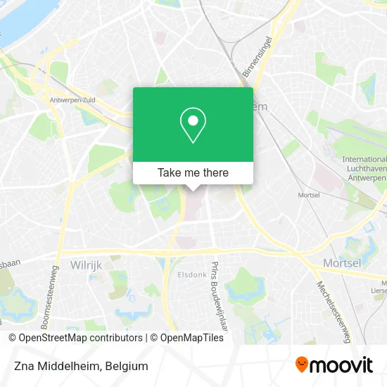 Zna Middelheim map