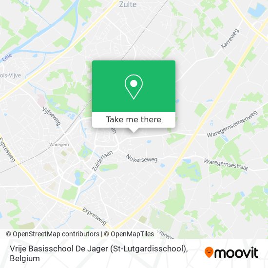 Vrije Basisschool De Jager (St-Lutgardisschool) map